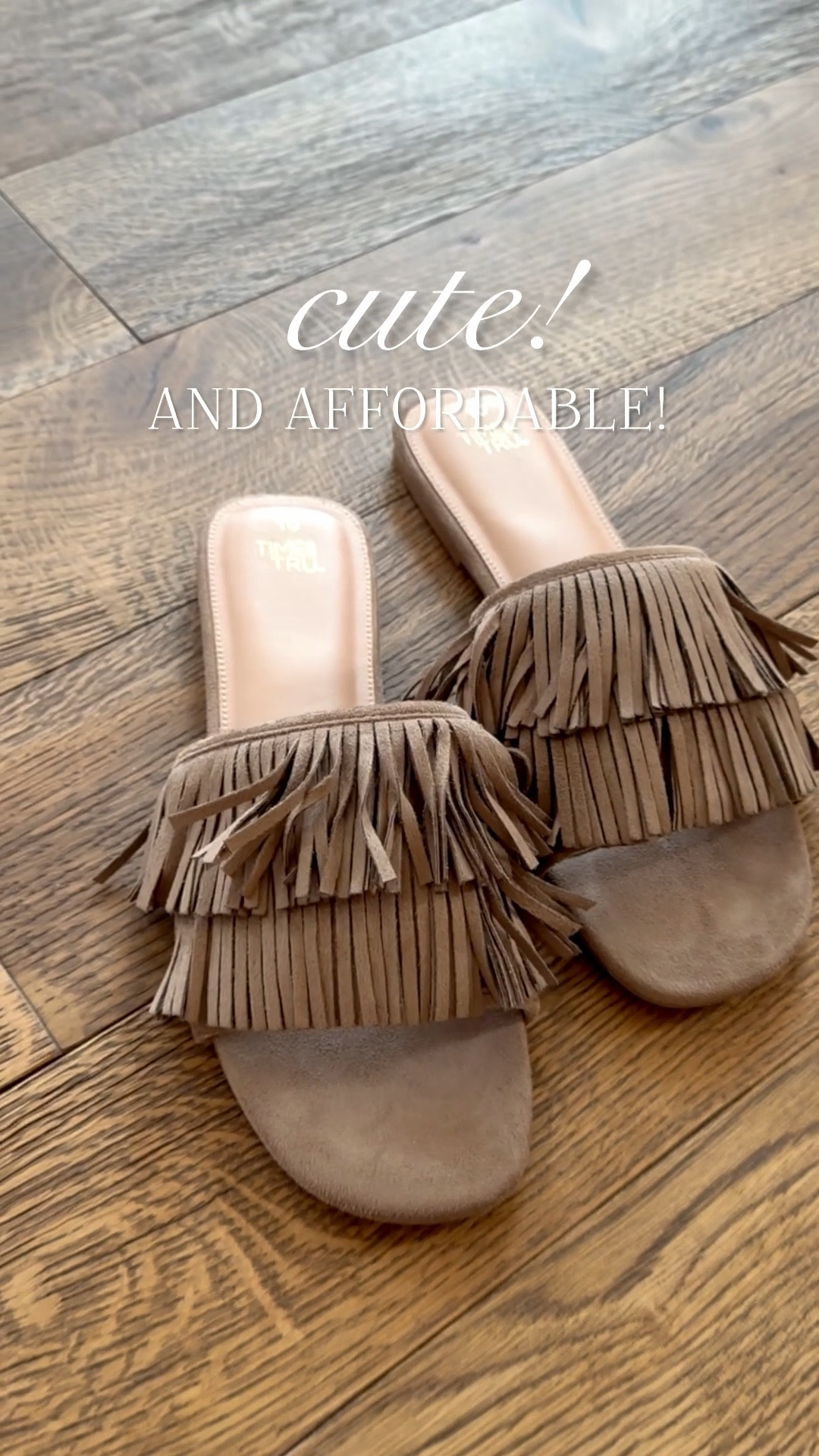 How cute are these fringe slip on sandals! And they’re so affordable! Perfect for jeans, shirts and dresses this summer. Super comfy and TTS. I’m typically 9 1/2, so got a 10.