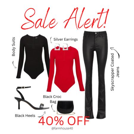 40% Off Sale Alert//Save Big Today//Bodysuits//Skyscraper Coated Jeans//Heels//Boots//Handbags

#LTKstyletip #LTKsalealert