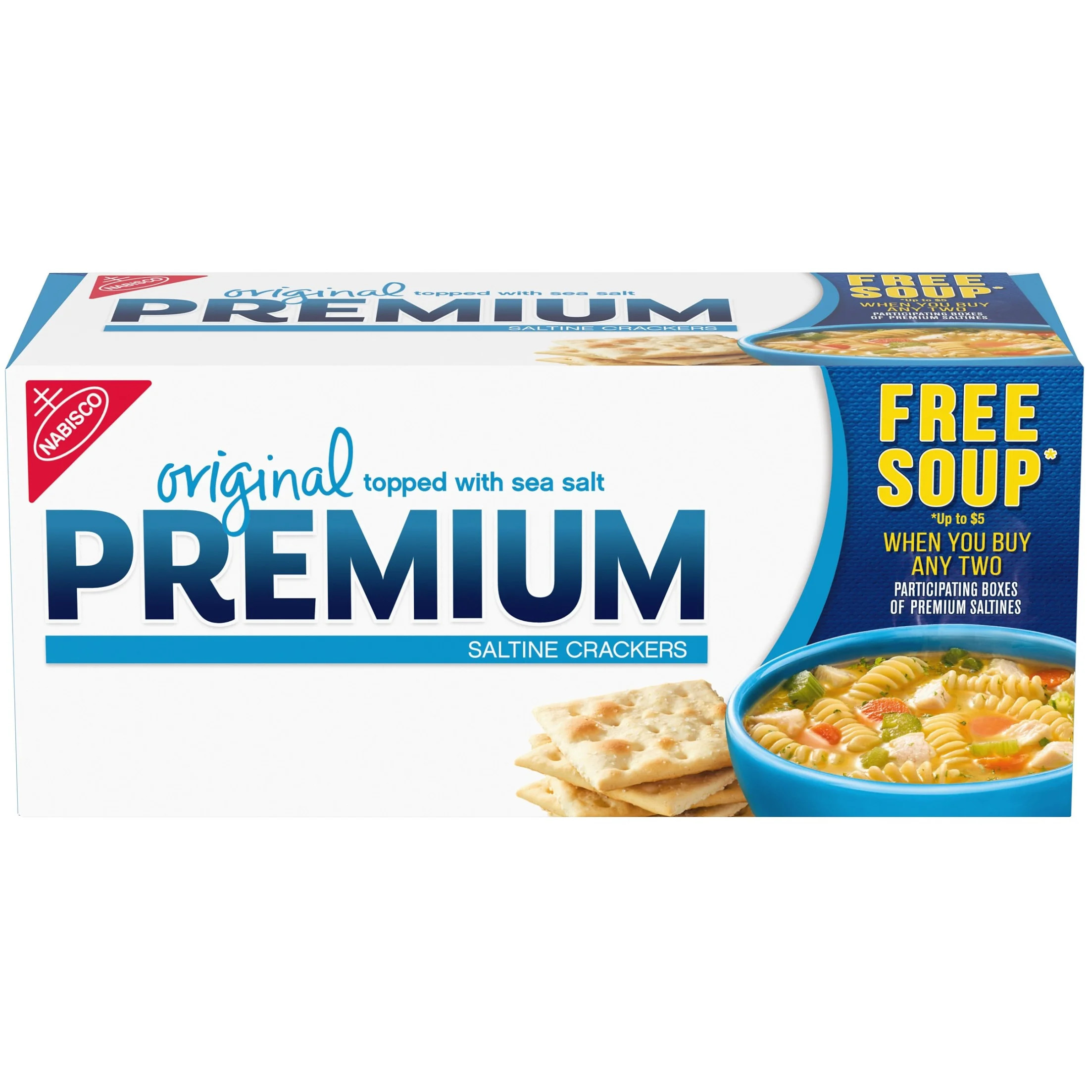 Premium Original Saltine Crackers, Lunch Snacks, 16 oz | Walmart (US)