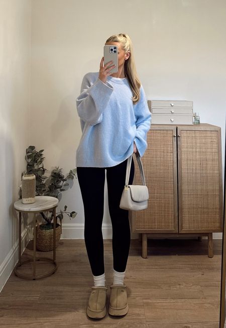 baby blue 
wearing size small in my jumper 💙