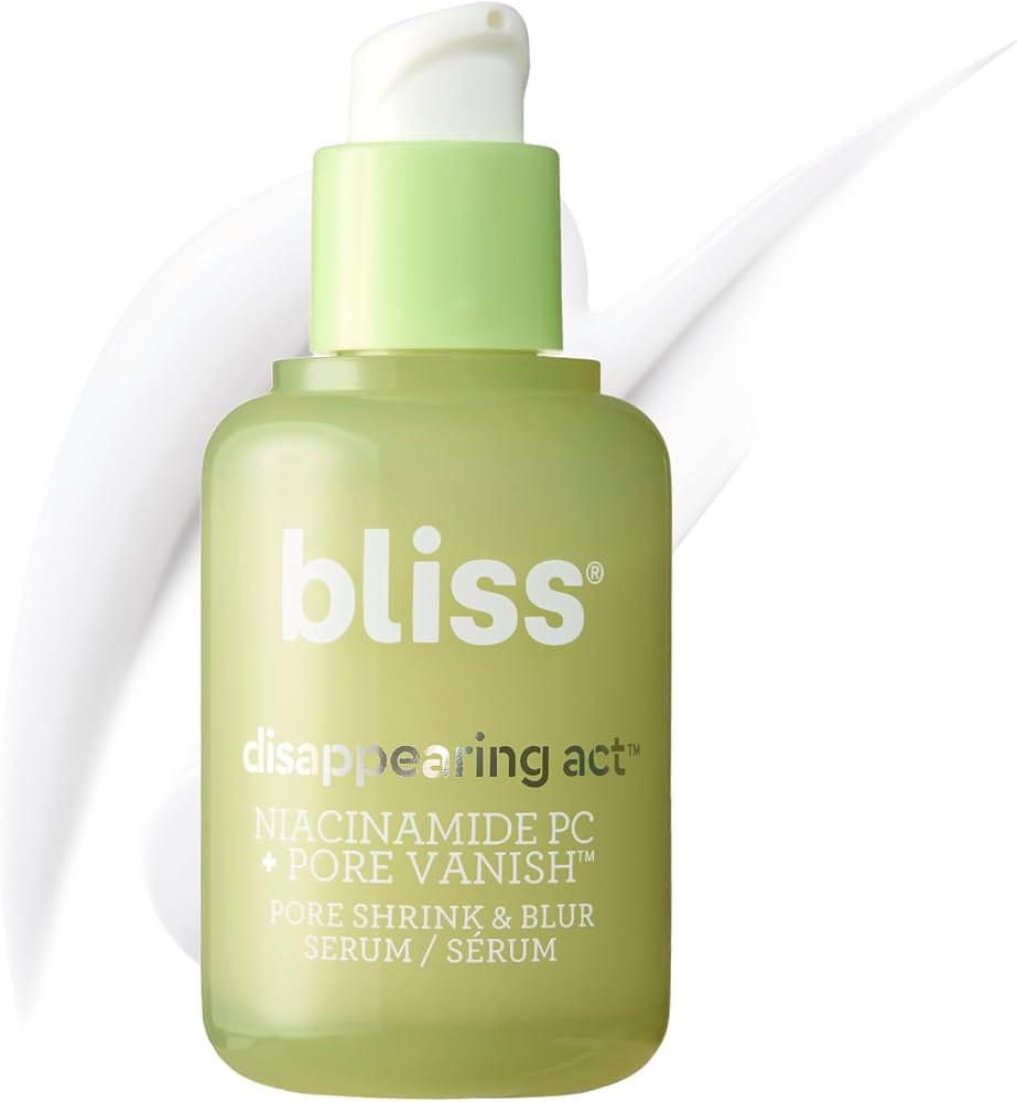 ​Bliss Niacinamide + Pore Vanish Complex Disappearing Act Serum – With Vitamin B3 + Green Tea... | Amazon (US)