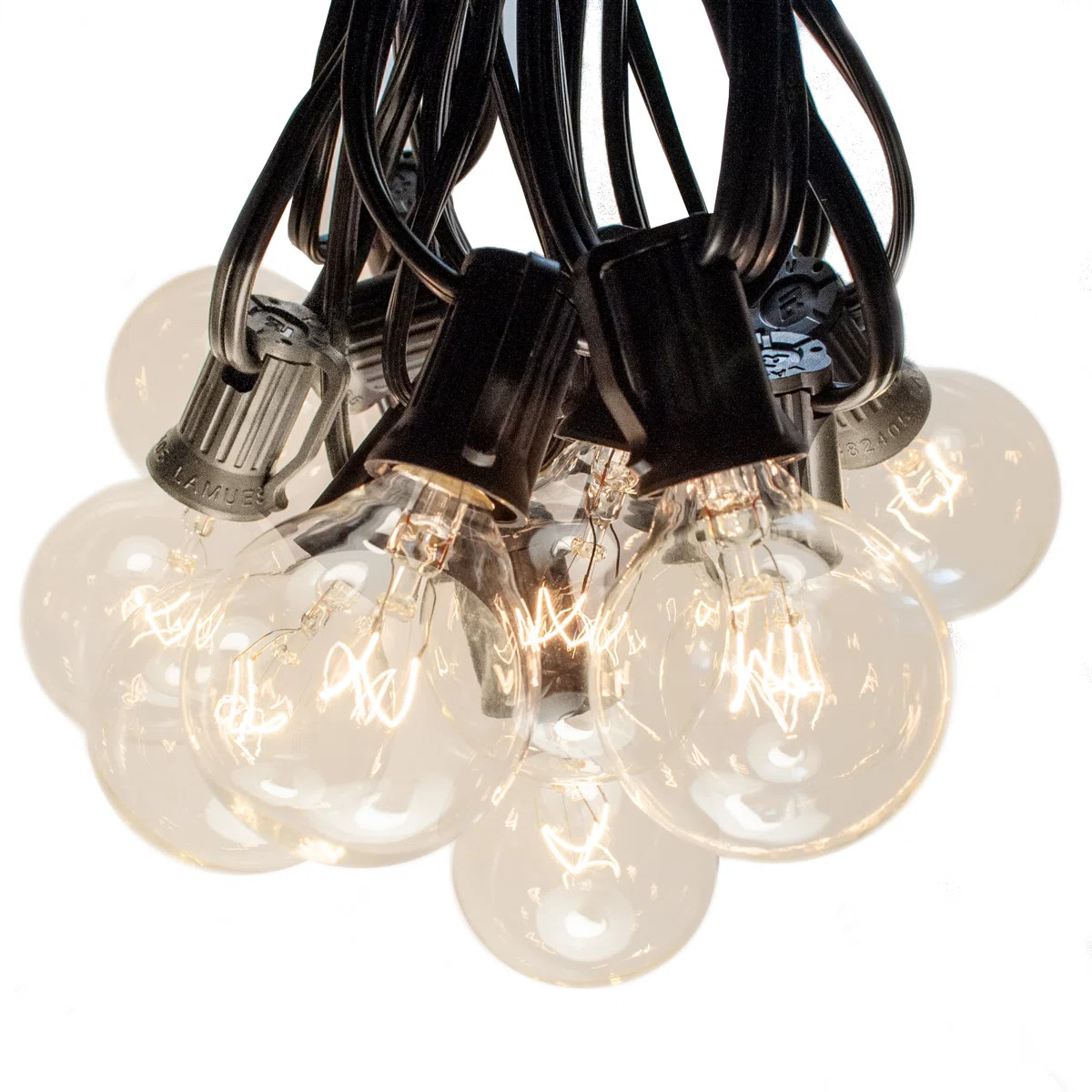 Henleaze Outdoor 25 - Bulb 25'' Plug-in Globe String Light | Wayfair North America