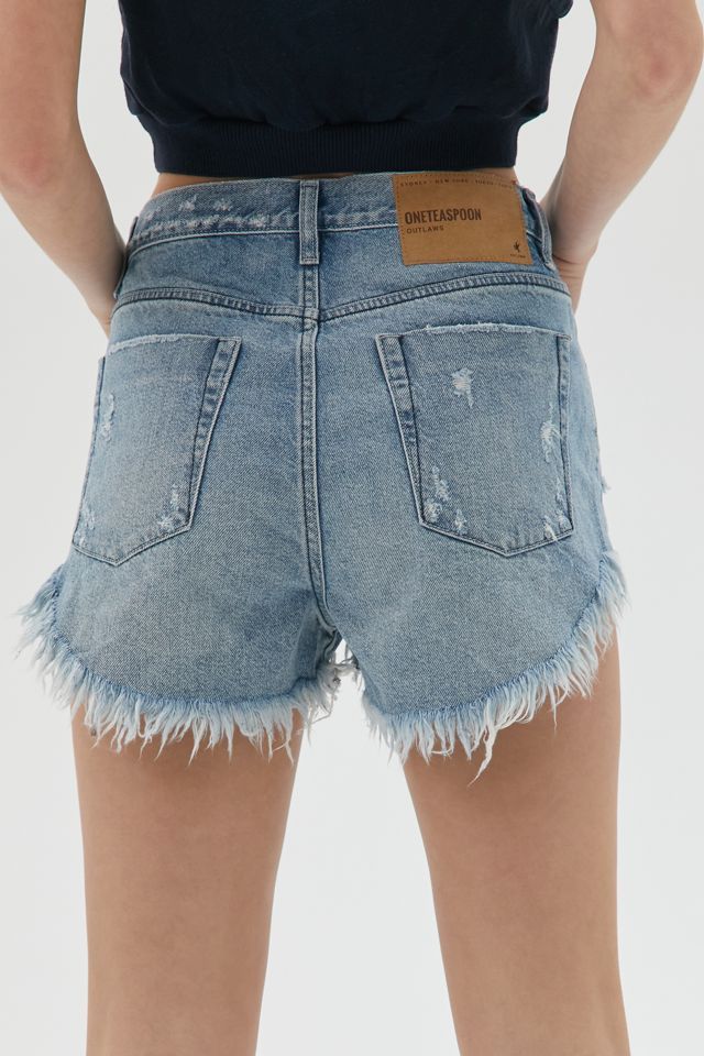 One Teaspoon Outlaws Mid-Length Denim Short – Salty Dog | Urban Outfitters (US and RoW)