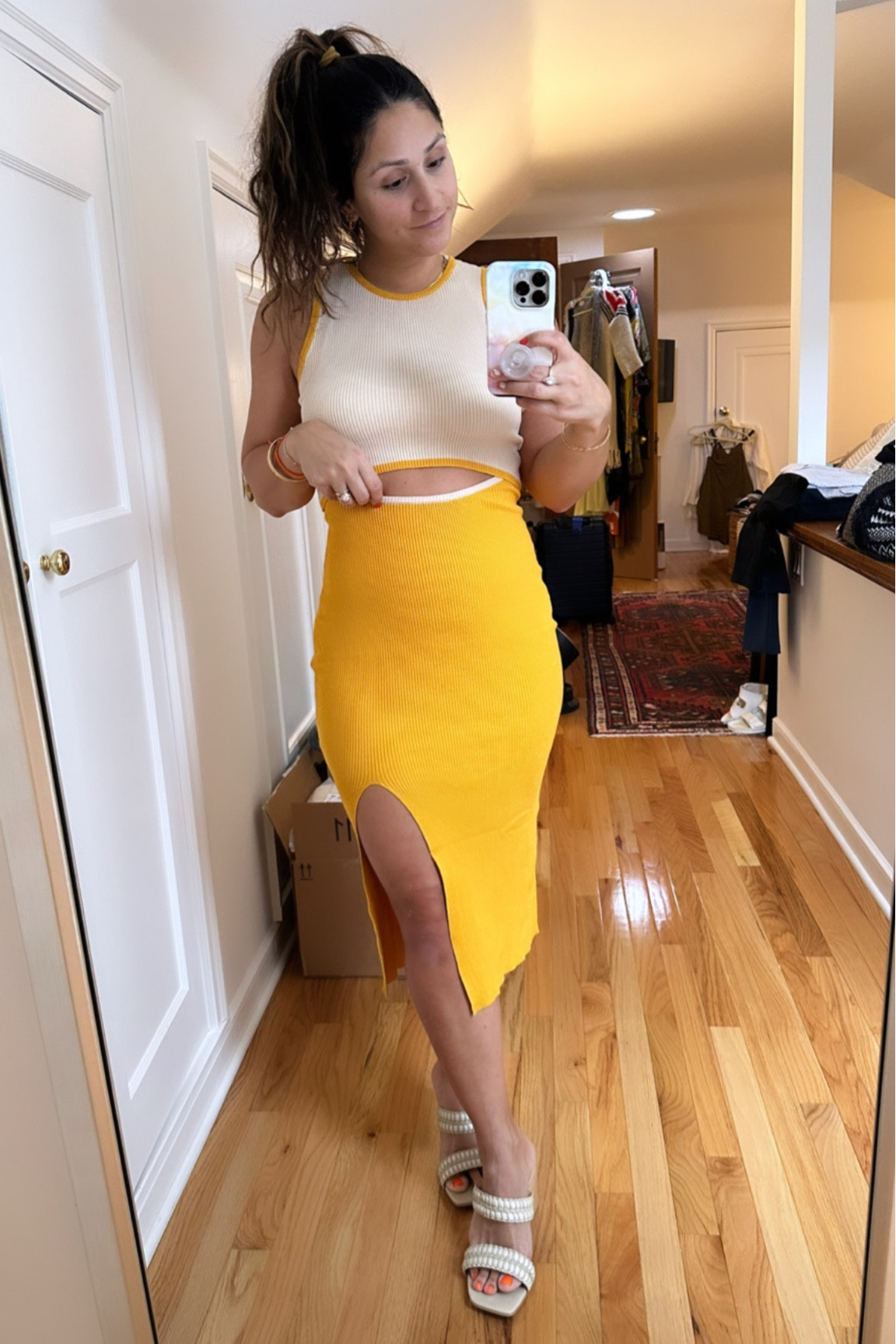 Amazon fashion finds, target style, summer dress, vacation dress, color dress, slit dress, ltkunder50 platform boho wedge sandals woven. 

#LTKunder50 #LTKshoecrush #LTKFind