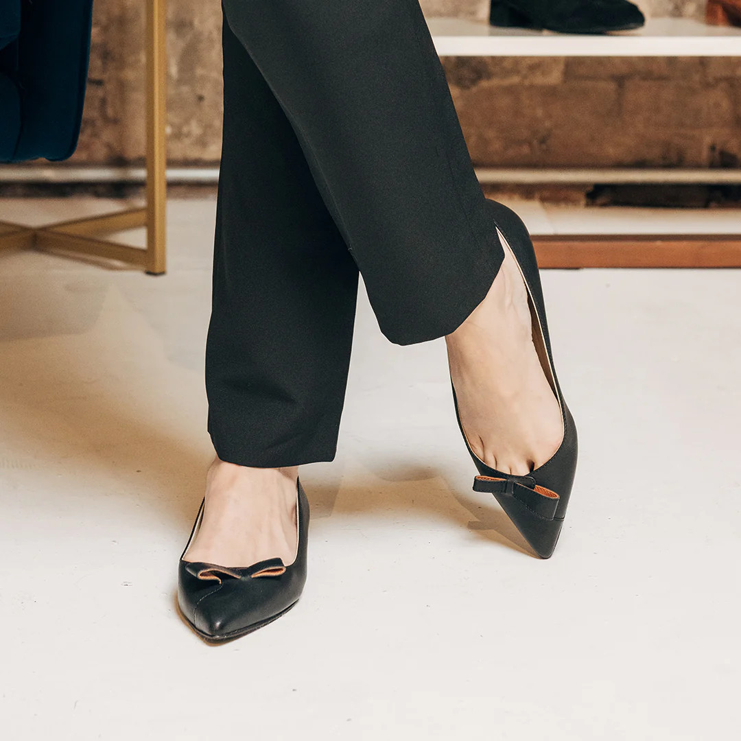 Natalie | Black Vacchetta | Sarah Flint | Sarah Flint