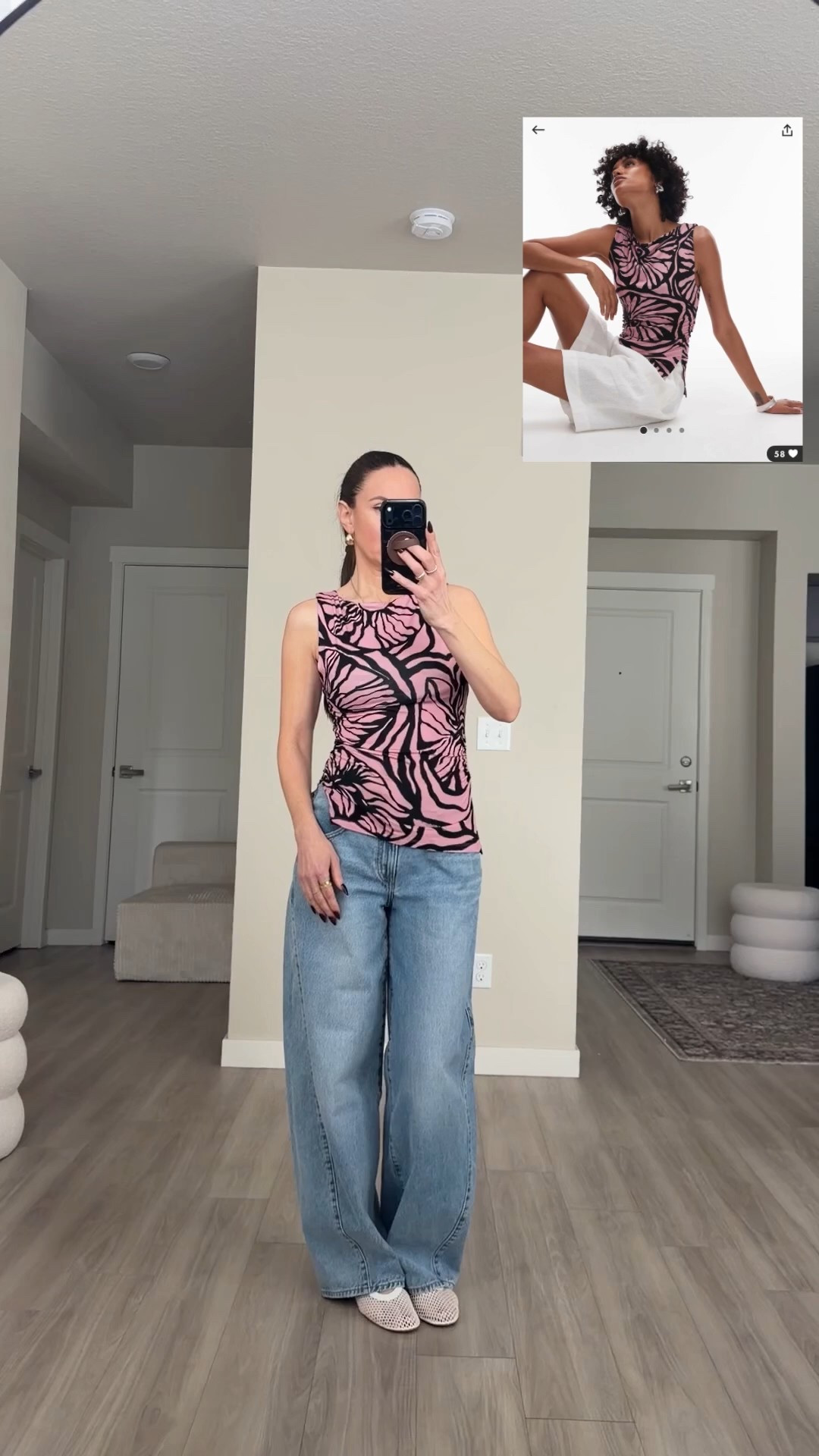 Selling fast.  Topshop spring tops 