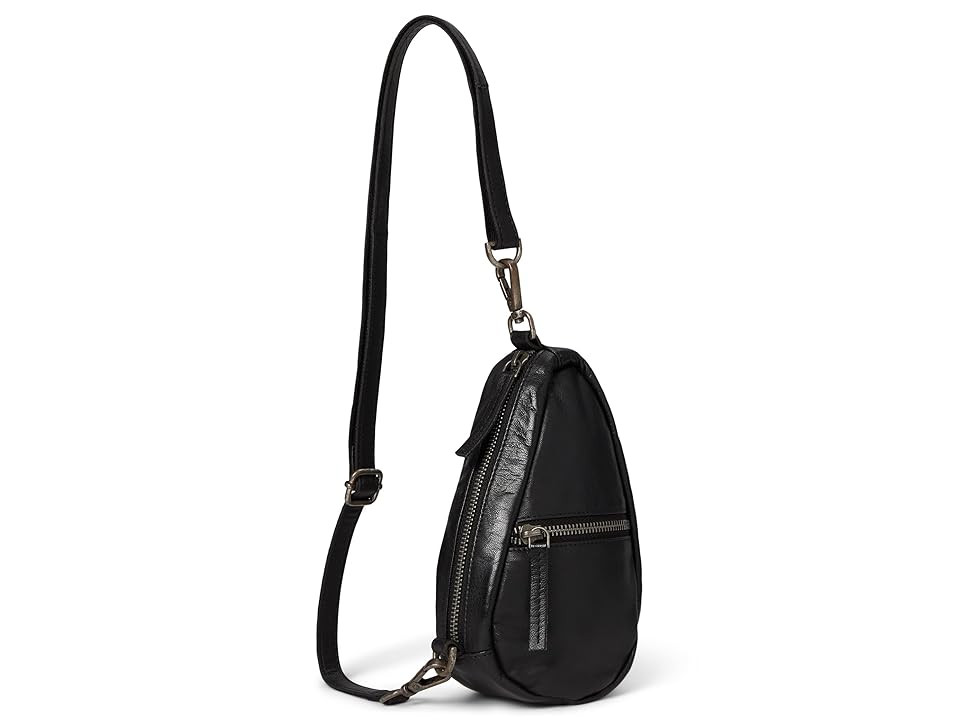 Free People Coffee Date Mini Crossbody Bag Women's Bags Black, Leather | Zappos