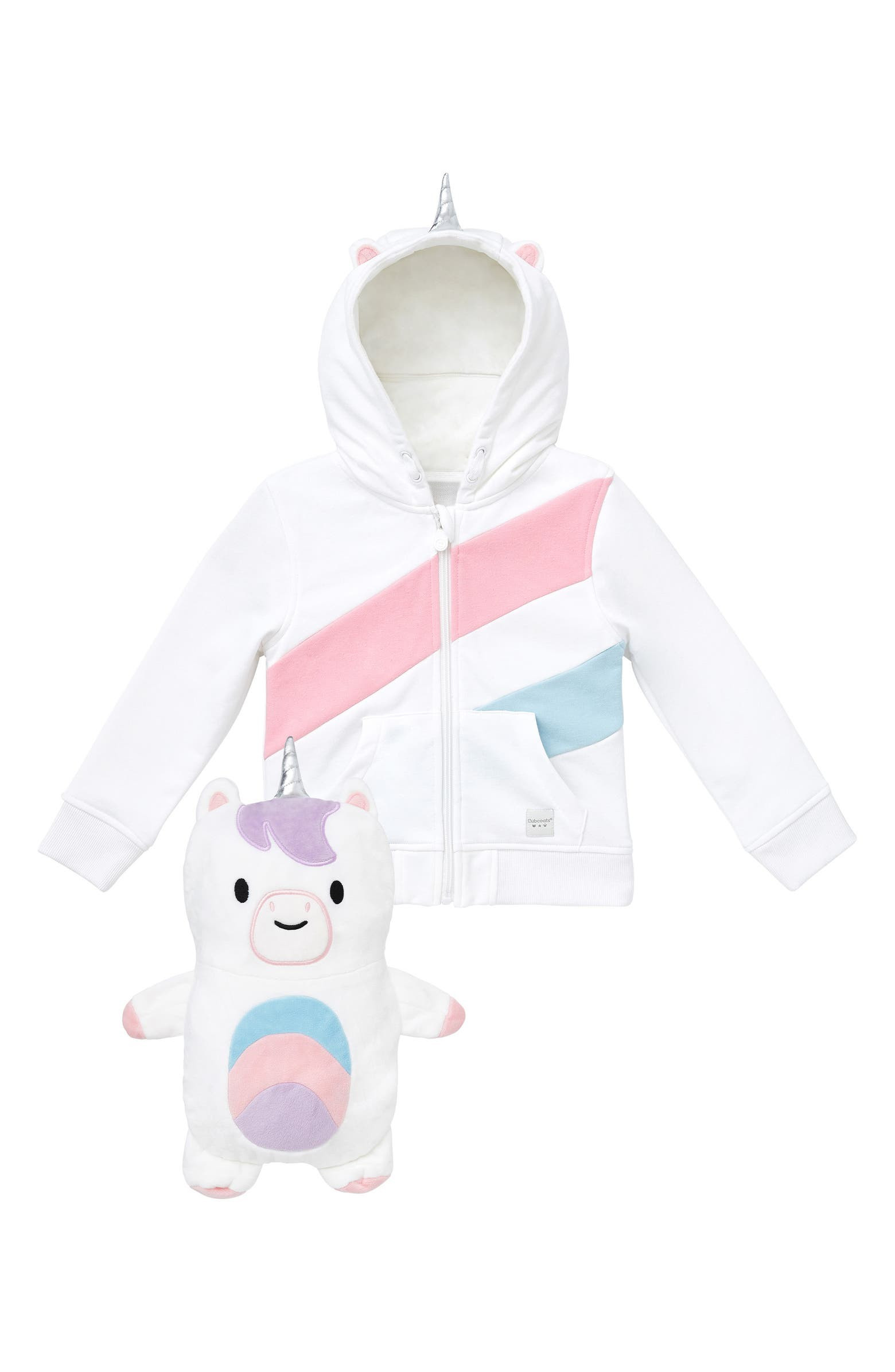 Kids' Uki Unicorn 2-in-1 Stuffed Animal HoodieCUBCOATS | Nordstrom