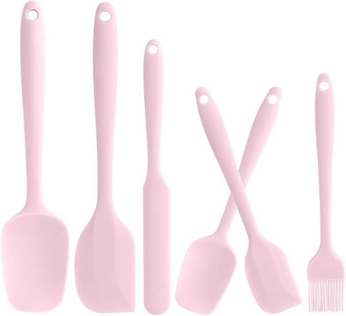 Rebekah Heat Resistant Silicone Spatula Set, Nonstick Premium Rubber Kitchen Utensil for Baking, ... | Amazon (US)