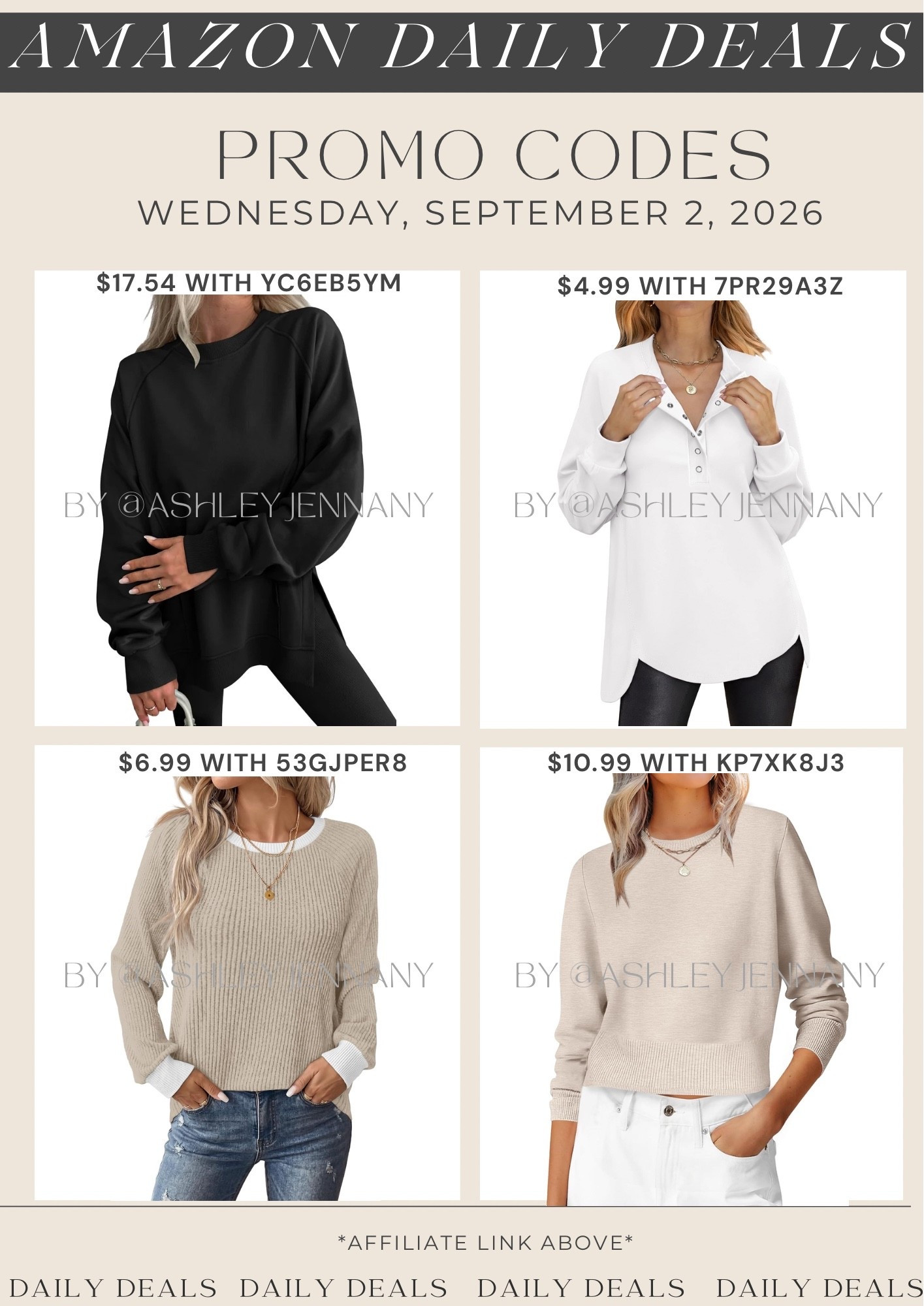 Amazon deals

#LTKSaleAlert #LTKMidsize #LTKSeasonal