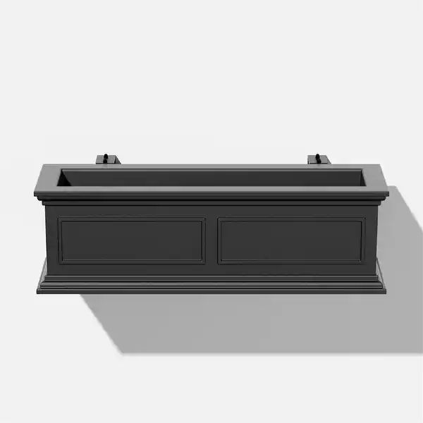 Veradek Brixton Window Box 36" Planter w/ Bracket - Bed Bath & Beyond - 33617478 | Bed Bath & Beyond