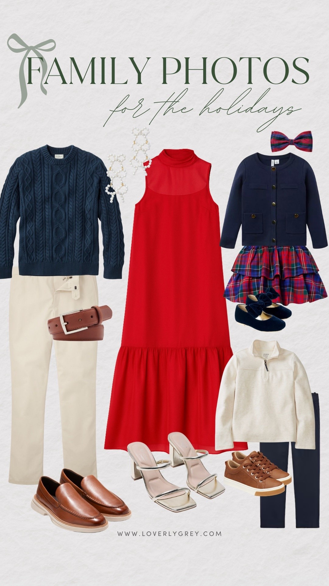 Picture-perfect made easy — this holiday family photo outfit collage is filled with coordinated looks that are timeless, cozy, and camera-ready. From rich winter hues to classic neutrals, these outfit ideas will make your family Christmas photos shine beautifully! ❤️

#Loverly Grey #HolidayOutfits #FamilyPhotoOutfits #ChristmasStyle #HolidayFashion #FamilyLooks #CoordinatedOutfits #HolidayInspo #WinterStyle #PhotoOutfitIdeas #FamilyStyle #GiftGuide2025



#LTKHoliday #LTKKids #LTKFamily