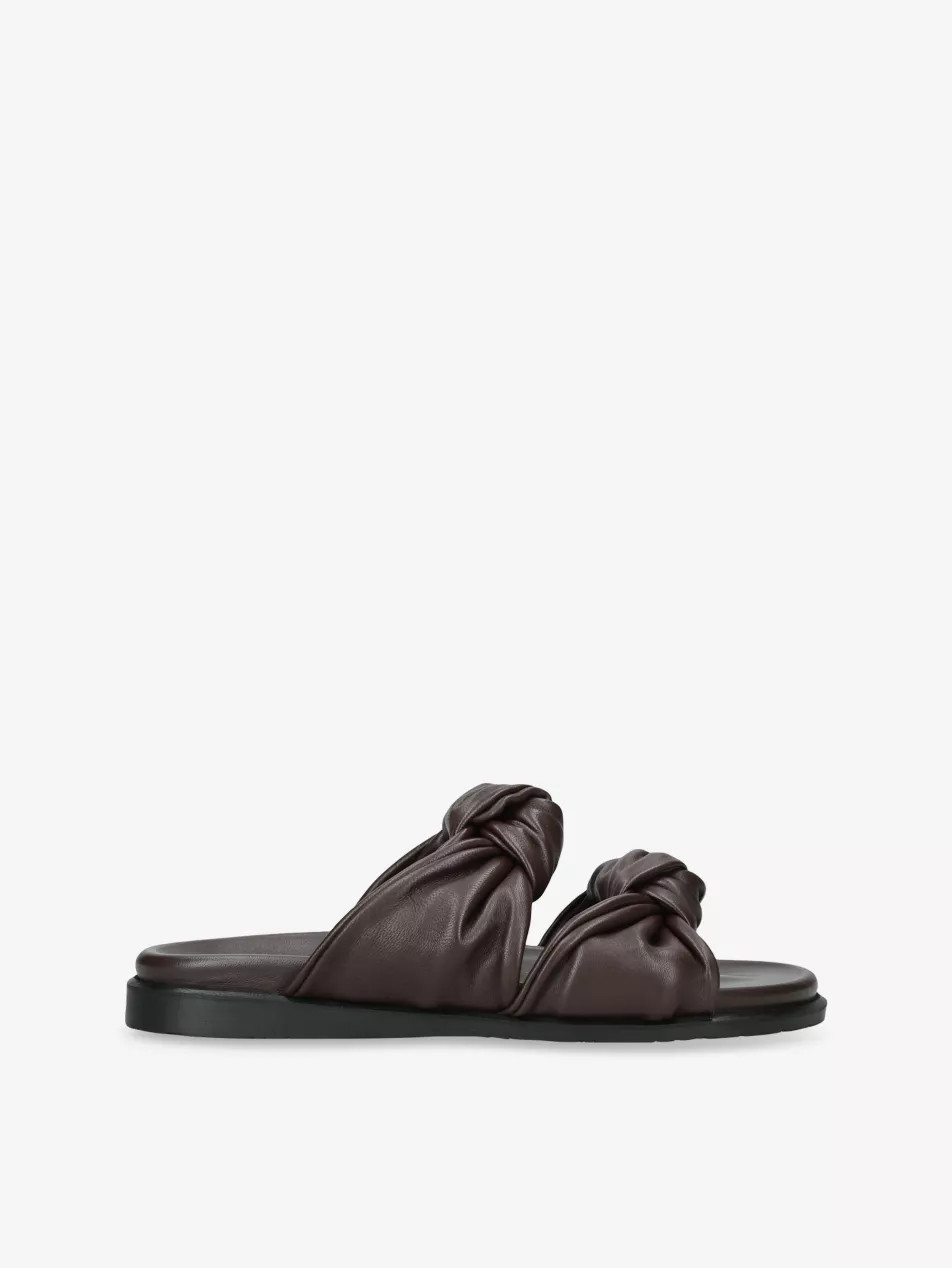 Tye Leather Slides | Selfridges