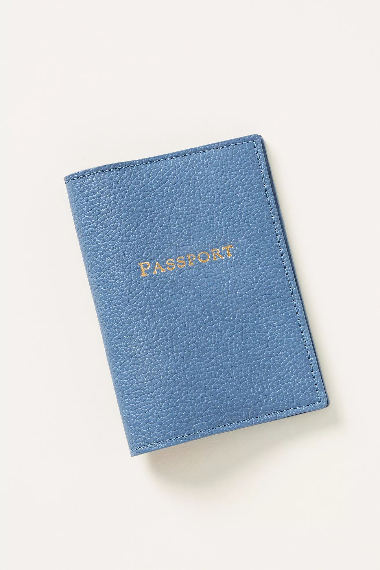 Wanderer Contrast Leather Passport Holder | Anthropologie (US)