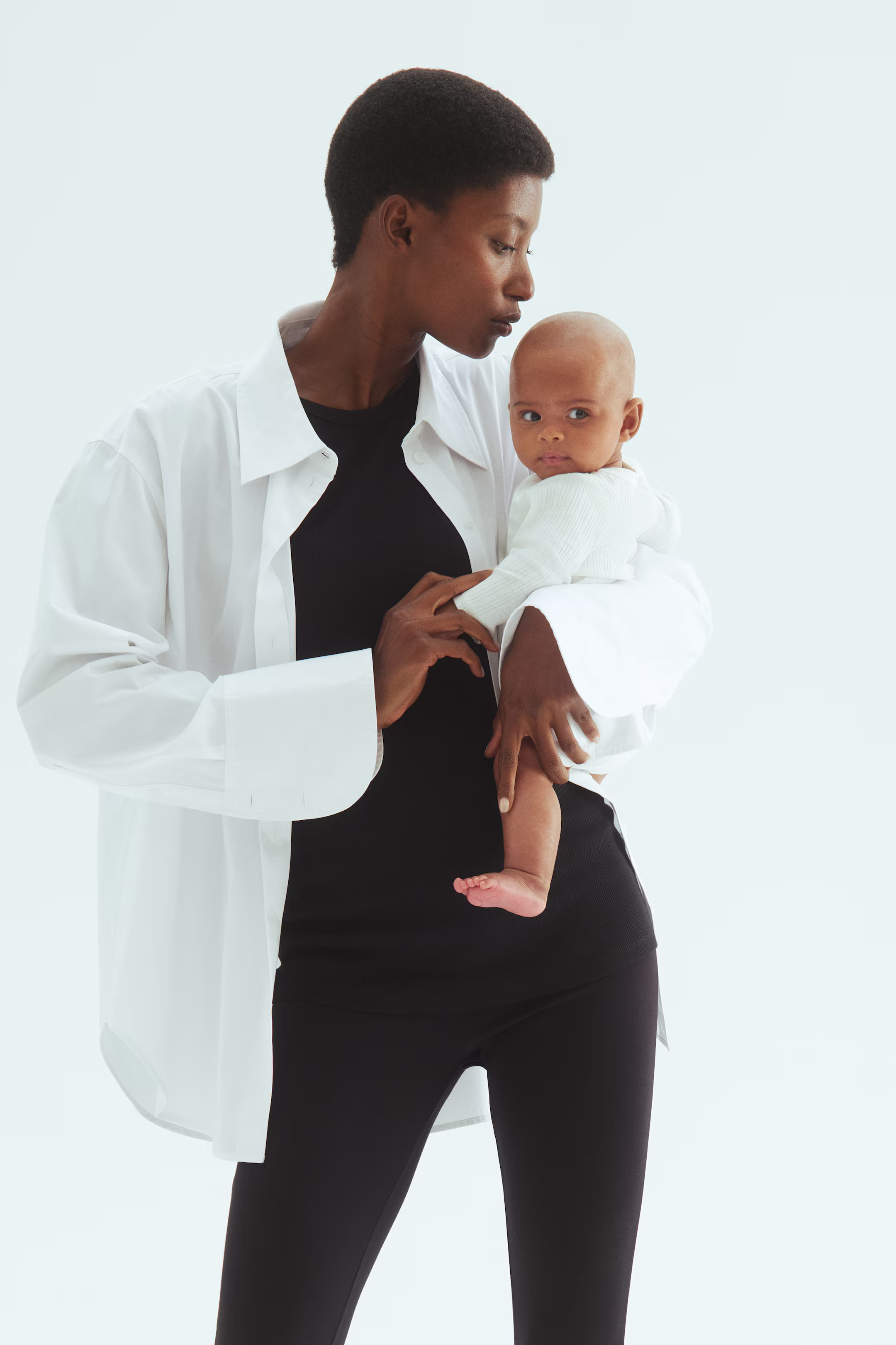 MAMA Flared jersey trousers | H&M (UK, MY, IN, SG, PH, TW, HK)