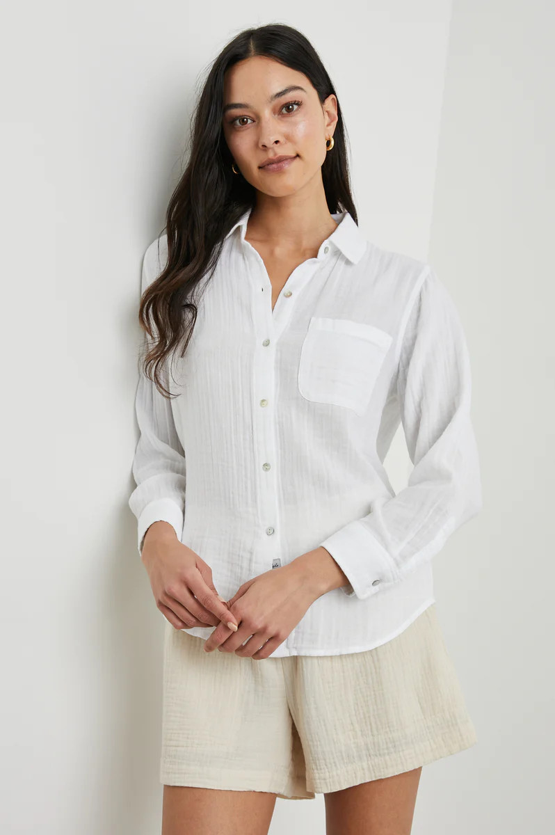 ELLIS SHIRT - WHITE | Rails