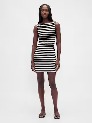 Boatneck Knit Mini Shift Dress | Gap (US)