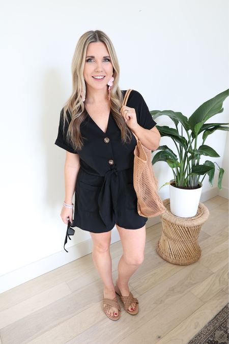 I LOVE this romper for warm weather days! It can be dressed up or down and goes great with any accessory! This outfit would be great on vacation!

#LTKitbag #LTKtravel #LTKstyletip