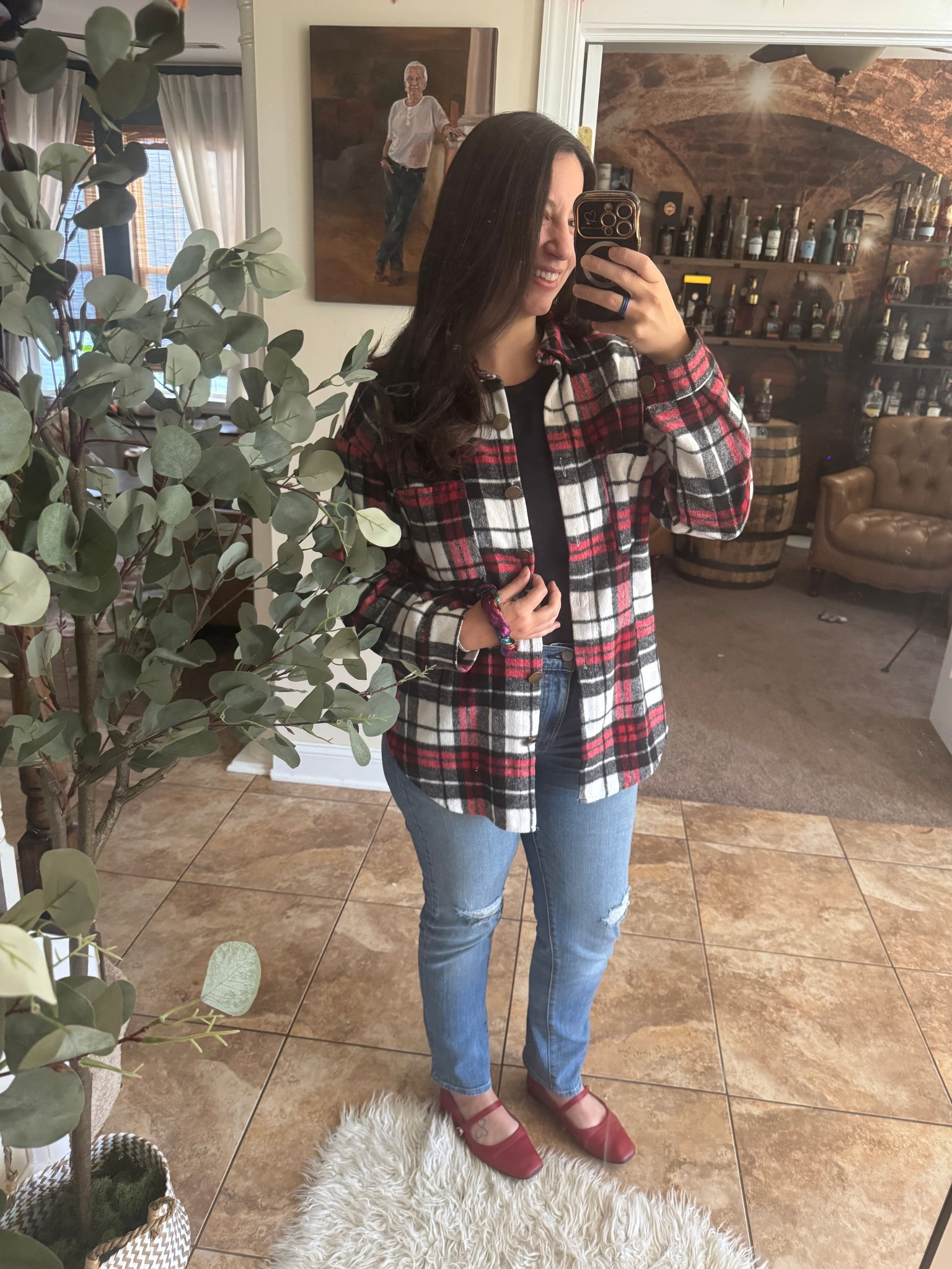 Casual Christmas with red Mary Jane’s. 

#LTKootd #LTKSeasonal #LTKHoliday