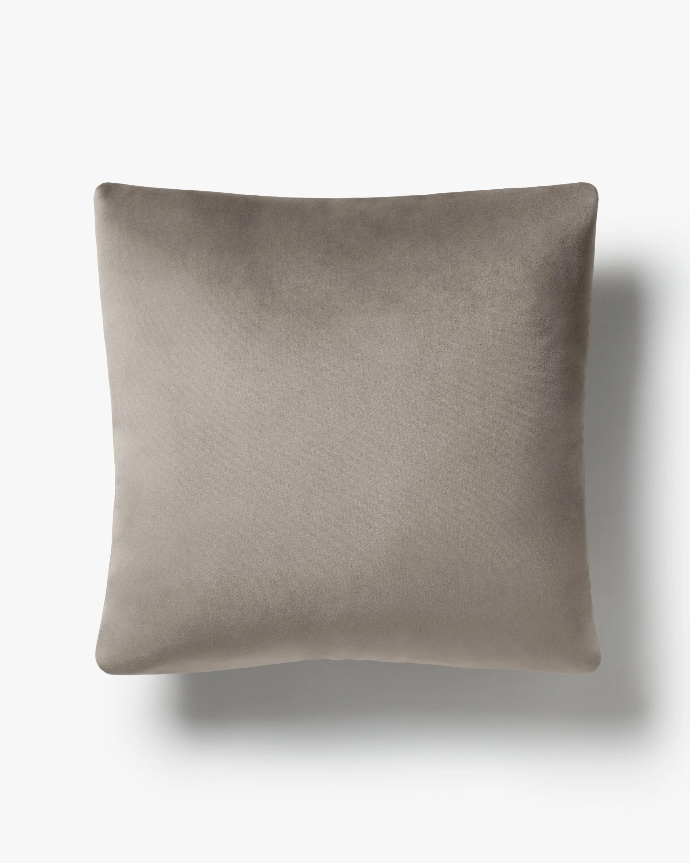 Grey Velvet Throw Pillow | Ruggable