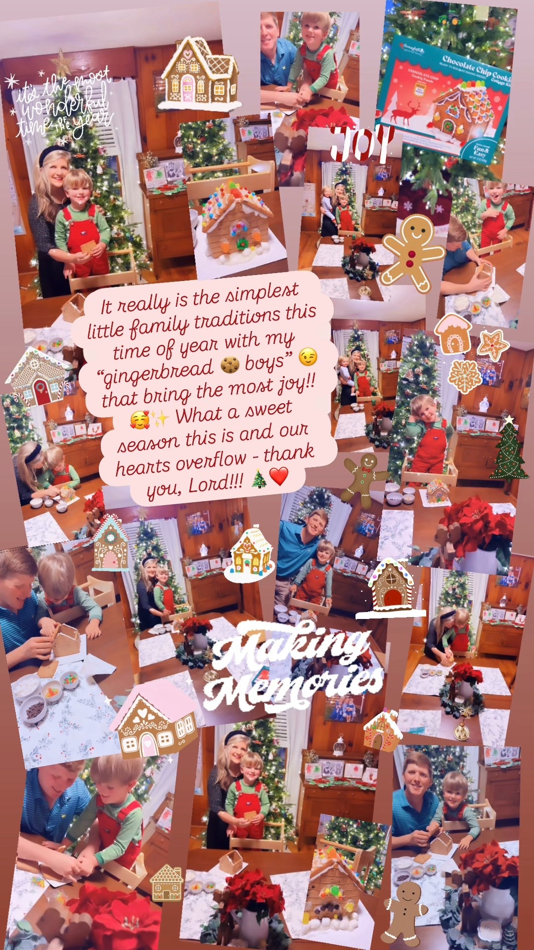 It really is the simplest little family traditions this time of year with my “gingerbread 🍪 boys” 😉 that bring the most joy!! 🥰✨ What a sweet season this is and our hearts overflow - thank you, Lord!!! 🎄❤️

#LTKHoliday #LTKmomlife