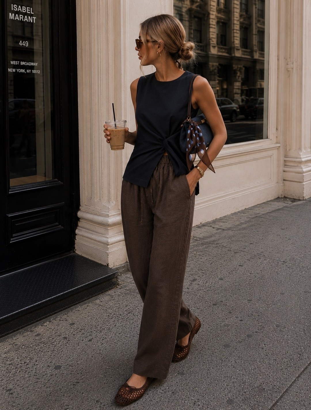 Comfy casual summer look- drawstring trousers, polka dots, mango, cos, summer ootd

#LTKstyletip #LTKsummer #LTKeurope