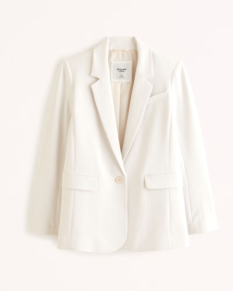 Women's Classic Suiting Blazer | Women's Office Approved | Abercrombie.com | Abercrombie & Fitch (US)