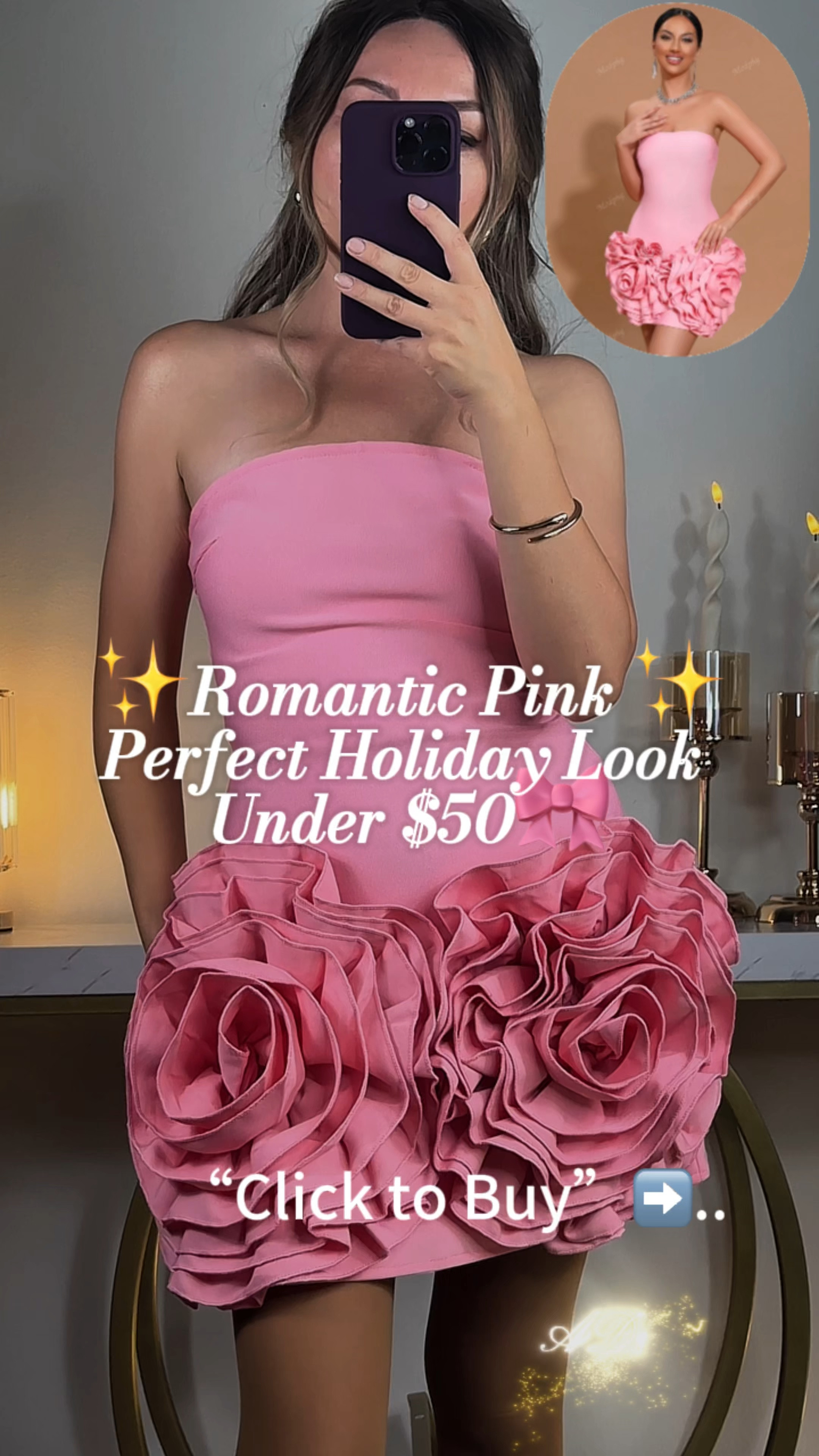 ✨This Romantic Pink dress is perfect for the holidays! 🎀✨ Celebrate in style and shine at every event. Affordable and chic, under $50! 🎀  My size S 
Click the link to shop now!

#LTKStyleTip #LTKFindsUnder50 #LTKHoliday