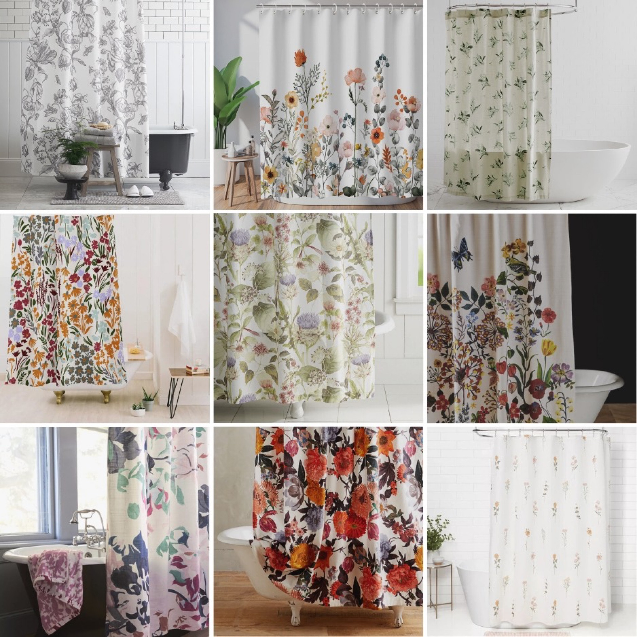 Some shower curtains to upgrade your bathroom for spring! 

spring home decor | spring bathroom ideas | bathroom decor 


#LTKstyletip #LTKhome #LTKunder100