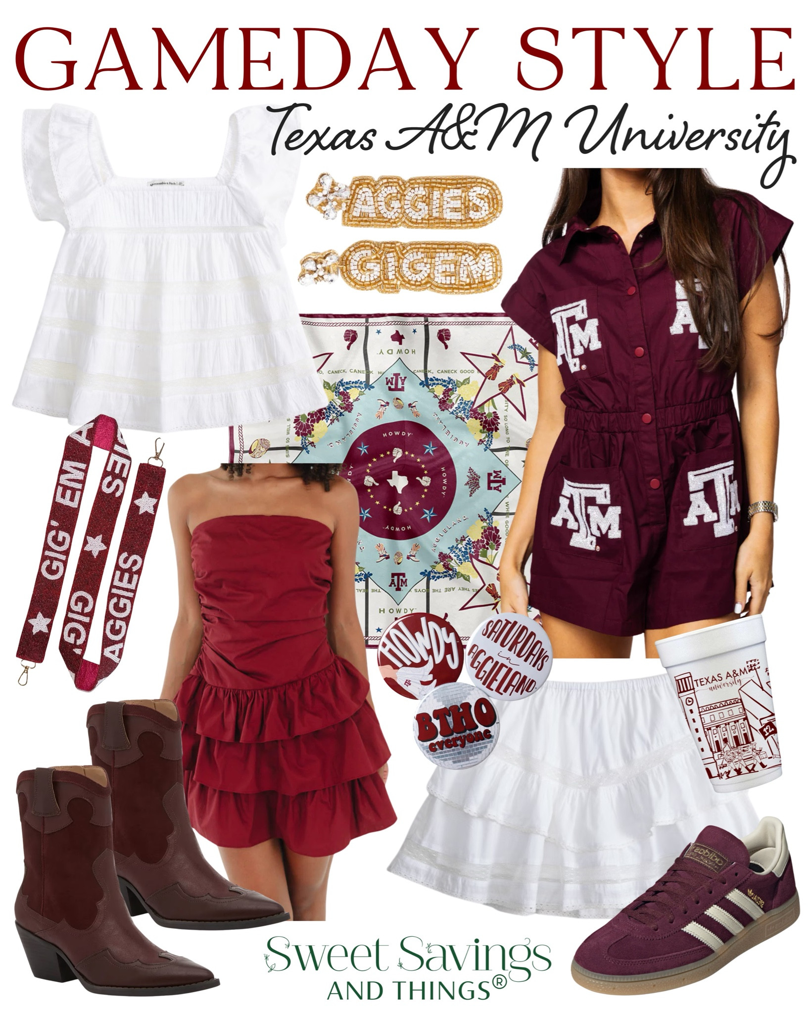 Gig em’ Aggies! 👍 #collegefootball #gameday #gamedaystyle 