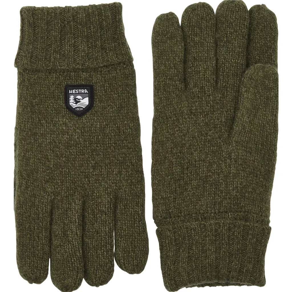 Hestra Wool Blend Gloves in Olive at Nordstrom, Size Xx-Large | Nordstrom