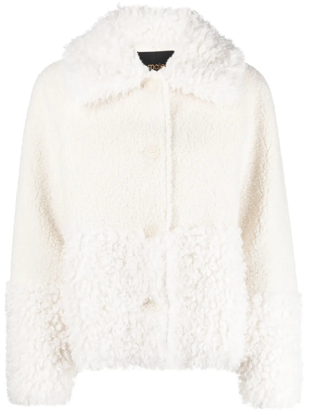 faux-shearling jacket | Farfetch Global