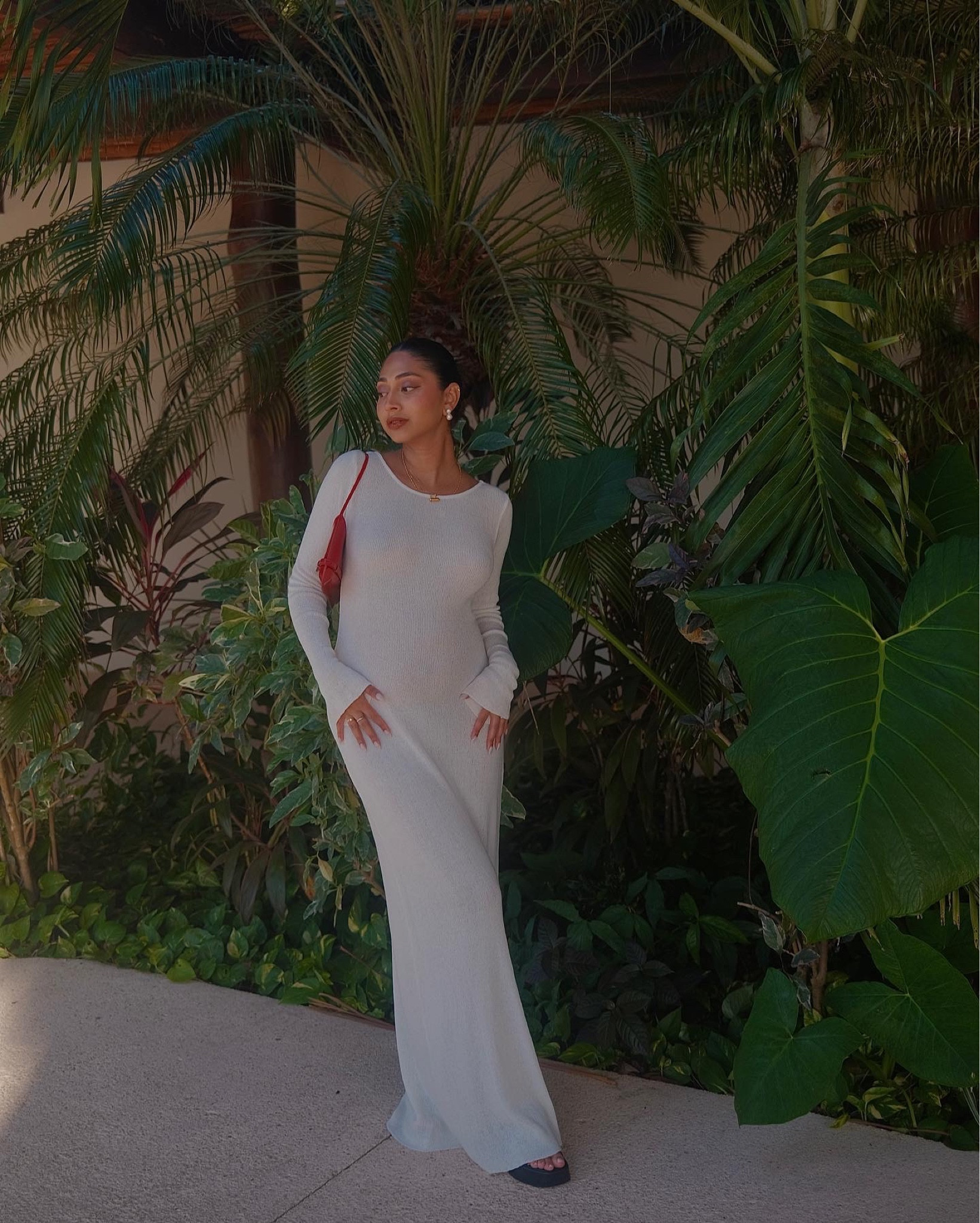 winter whites in a summer climate 🤍 #bumpfits #maternityoutfits #bumpstyle #maternitystyle #holidayoutfits #holidaystyle #winterstyle #whitemaxidress 

#LTKbump #LTKHoliday #LTKtravel