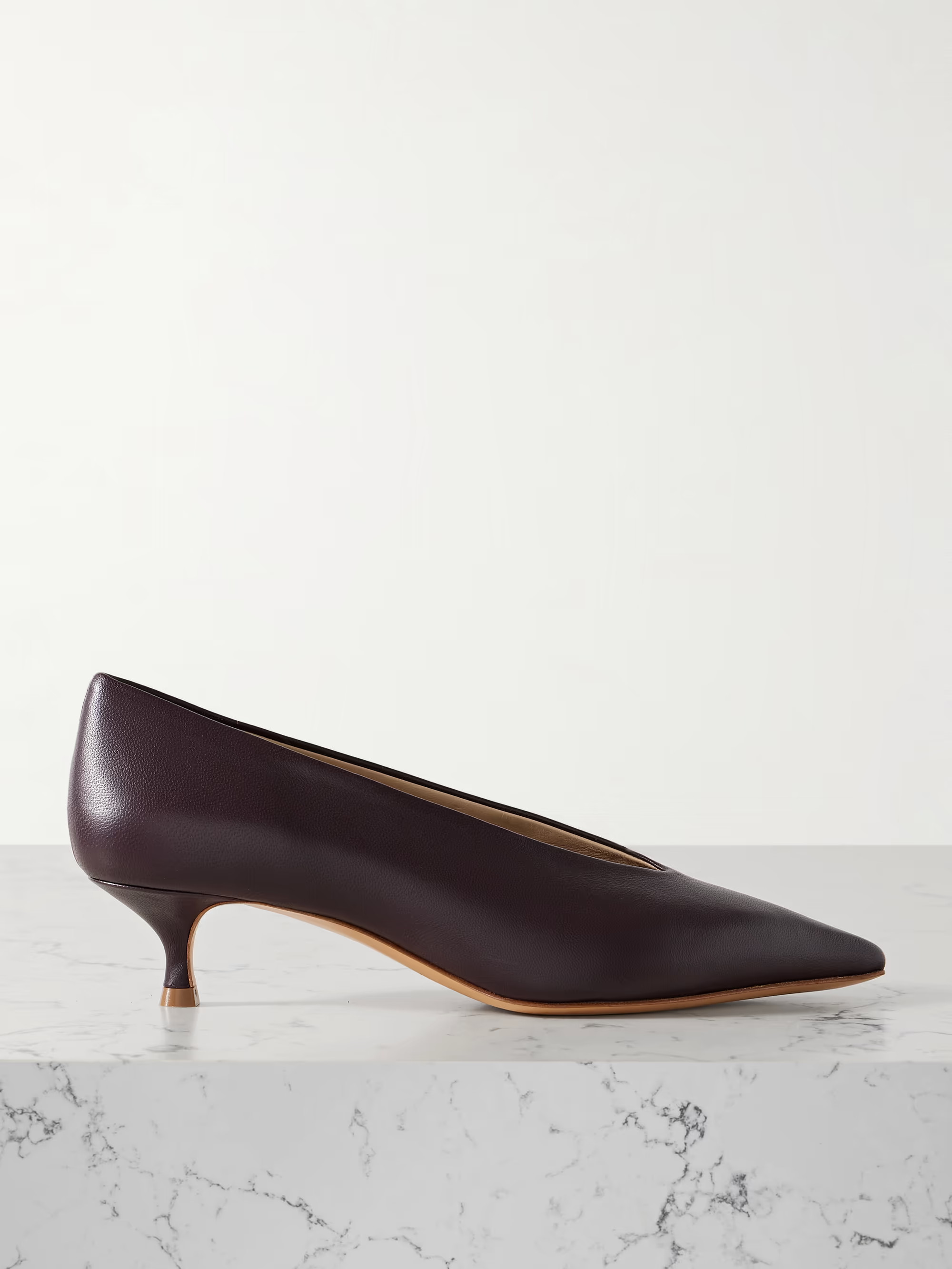 Babouche leather pumps | NET-A-PORTER (UK & EU)