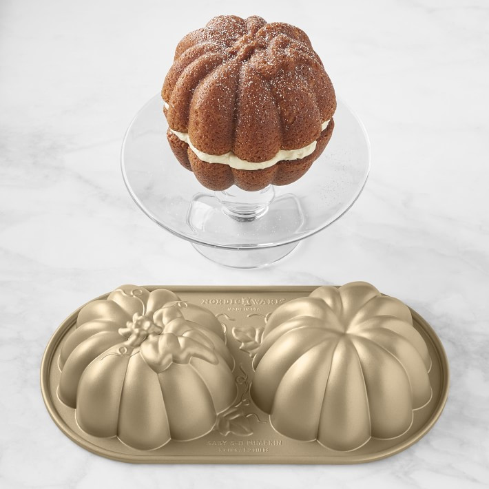 Nordic Ware Nonstick Cast Aluminum 3D Baby Pumpkin Pan | Williams-Sonoma