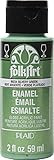 FolkArt Enamel Paint, Silvery Green Metallic | Amazon (US)
