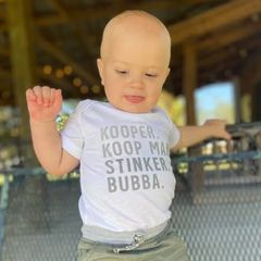 Personalized Green Nickname Graphic Bodysuit | White | Caden Lane