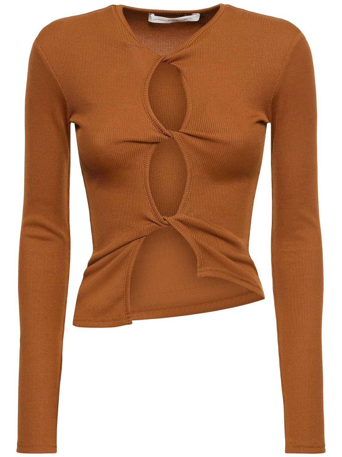 Open Twist Long Sleeve Top | Luisaviaroma