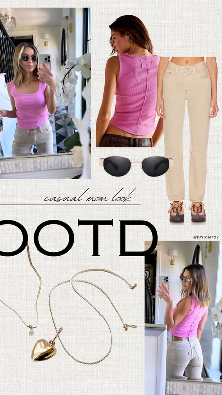 OOTD 

free people, tank, summer outfit, spring outfit, easy mom outfit, amazon, sunnies 

#LTKstyletip #LTKfindsunder100 #LTKSeasonal