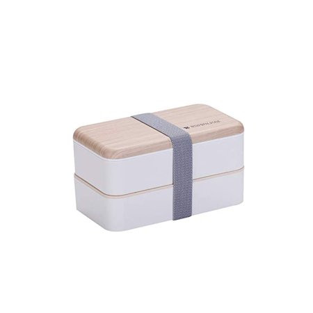 Lunch box for children and adults, lunch box with spoon and food storage box divided into 2 reusable | Walmart (US)