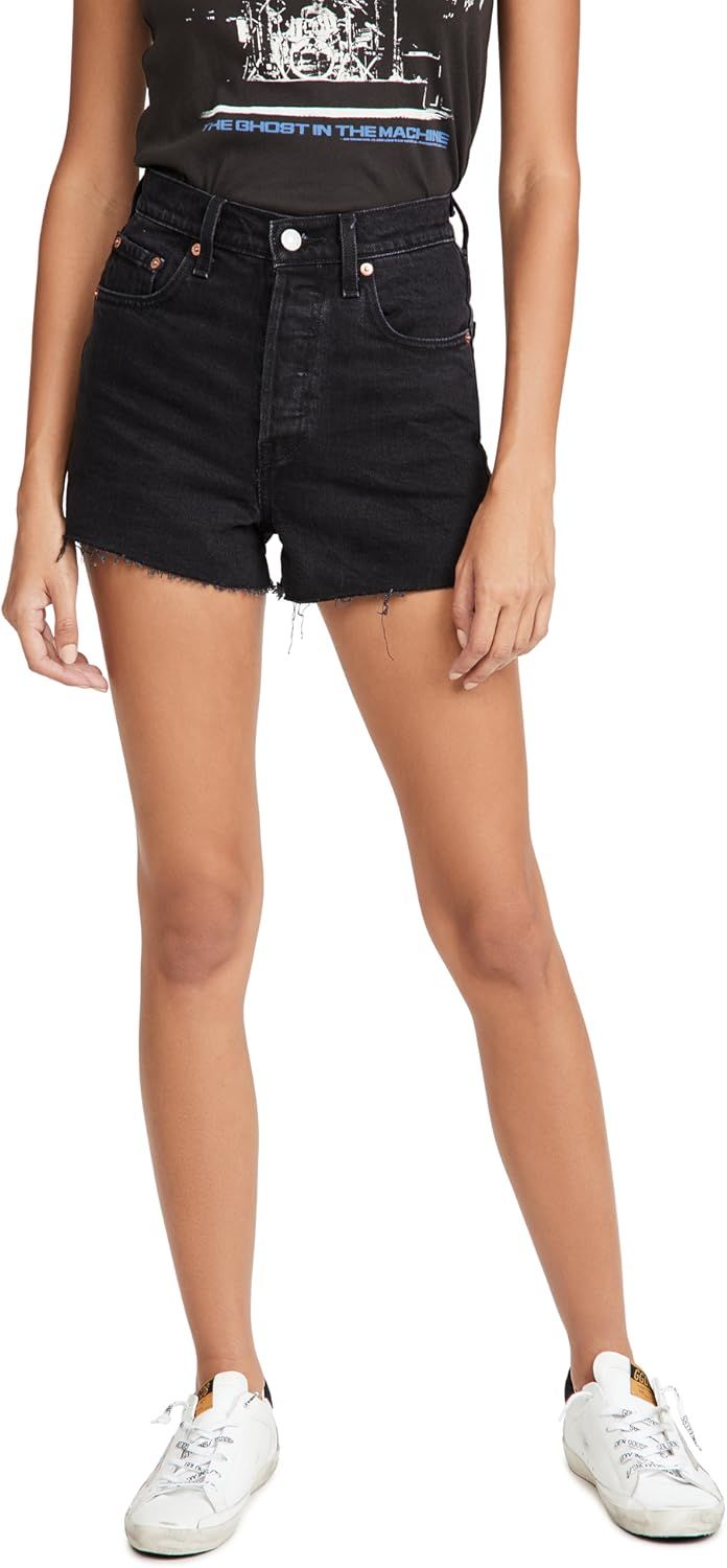 Levi's Women's Premium Ribcage Shorts | Amazon (US)