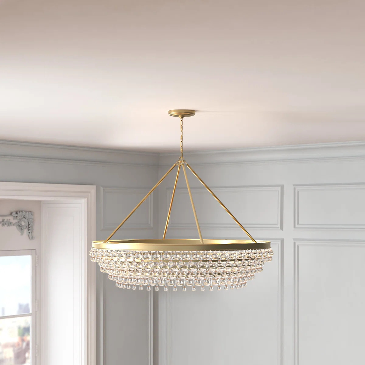 Freddy 8 - Light Dimmable Tiered Chandelier | Wayfair North America