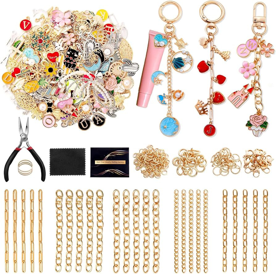 HUISUYTON 325PCS Keychain Making Kit Bulk Pack Premium Quality | Amazon (CA)