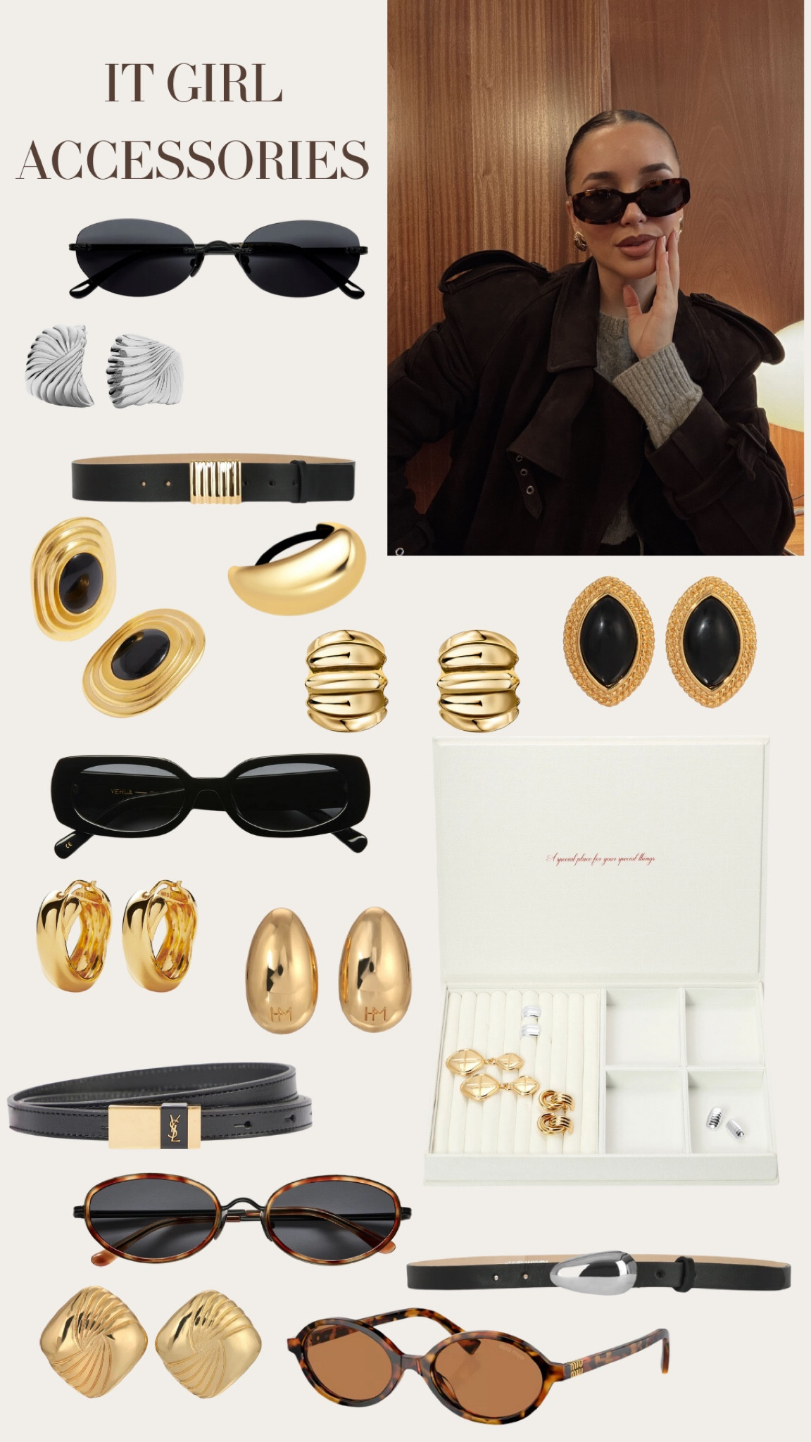 It girl accessories. Lots of my favourites are currently on sale! 

#LTKautumn #LTKCyberWeek #LTKsale