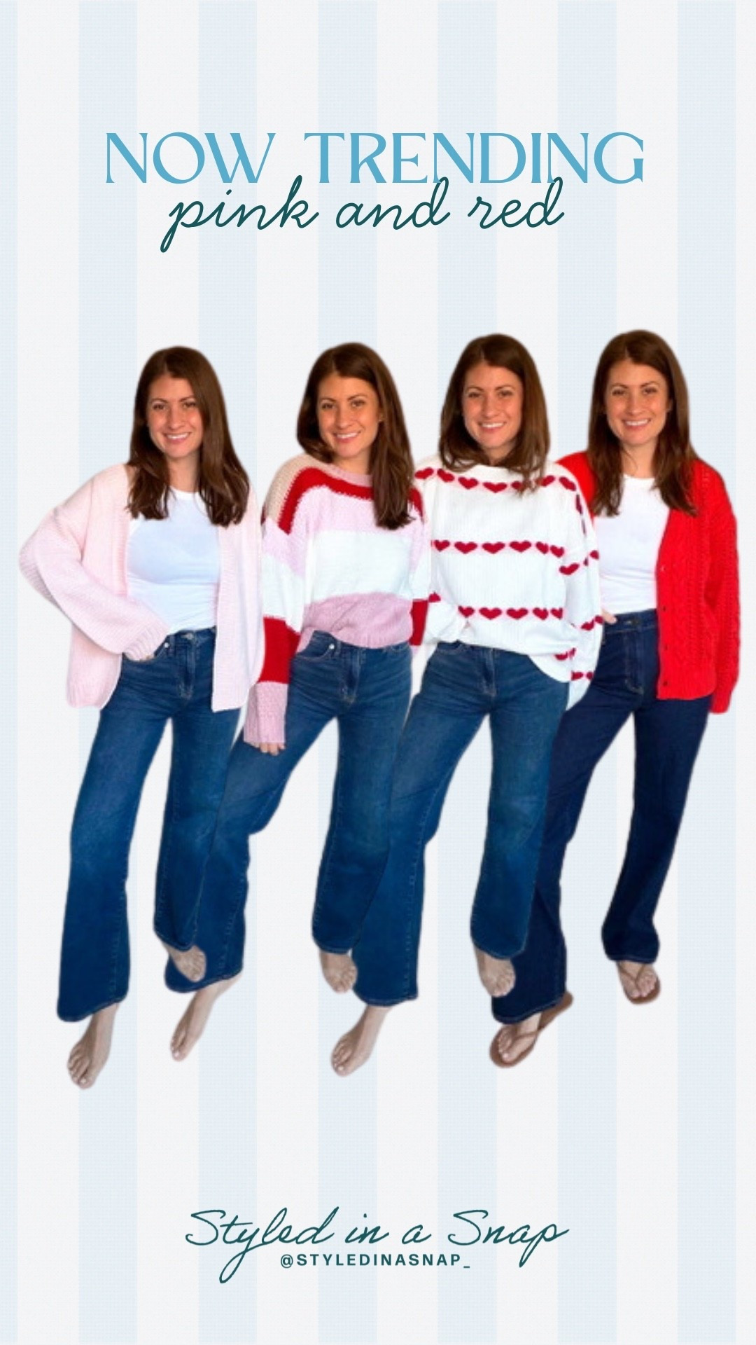 Valentine’s Day is this coming Saturday and I cannot believe how fast the month is going. These are some of the cutest pink and red tops for Valentine’s Day that you can wear even after the holiday. If you want cute, comfy, affordable and on trend, these are my top picks. 
Affordable vday finds, striped  sweater, heart sweater 

#LTKValentine #LTKOver40 #LTKPetite