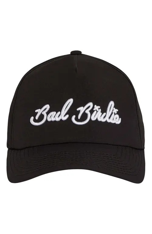 Bad Birdie Logo Script Baseball Cap in Black at Nordstrom | Nordstrom