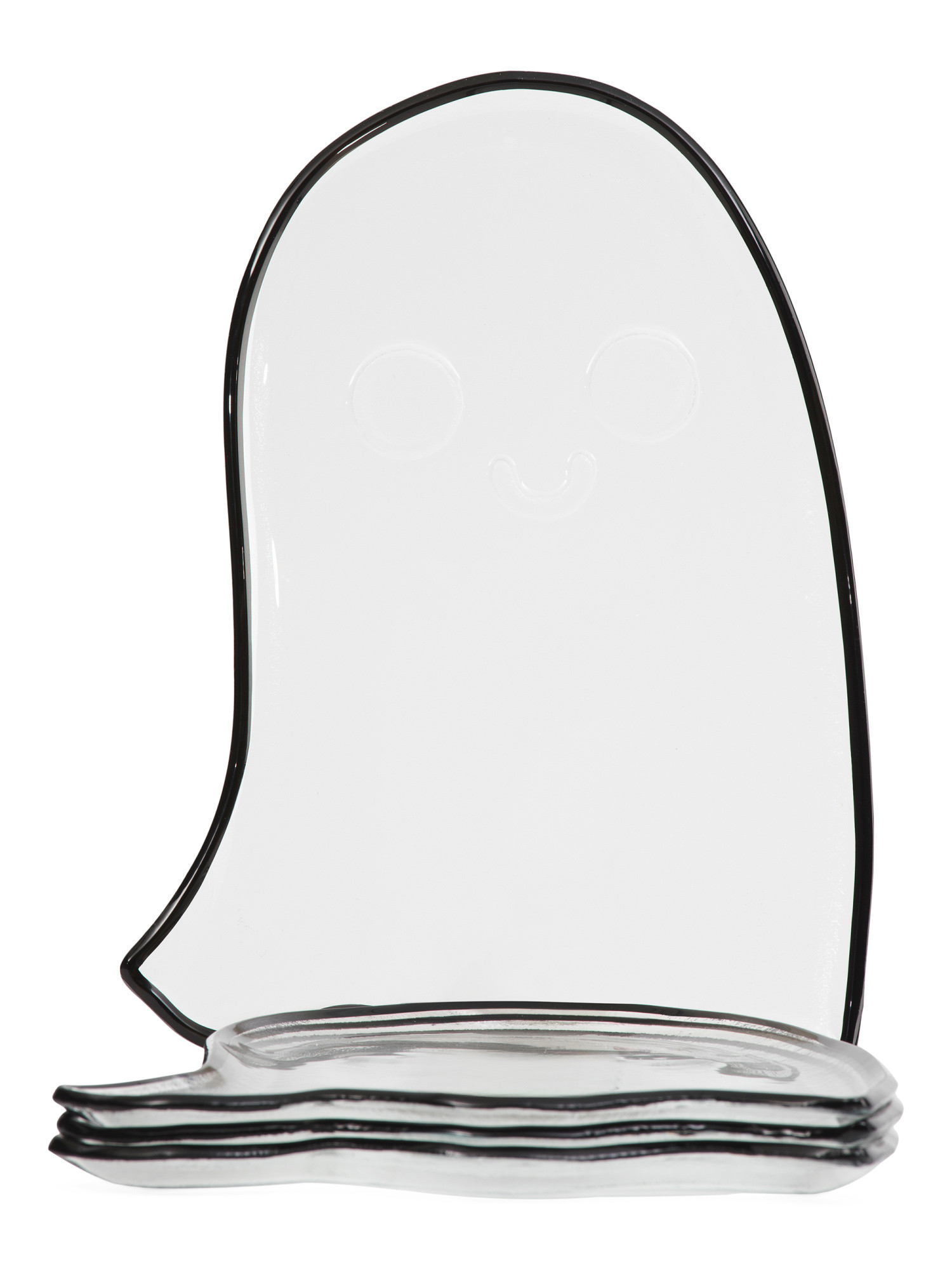 Set Of 4 Ghost Plates | TJ Maxx