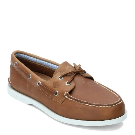 Sperry Top-Sider A/O 2-Eye Plushwave STS22195 Men s Tan Leather Boat Shoes D276 (8) | Walmart (US)
