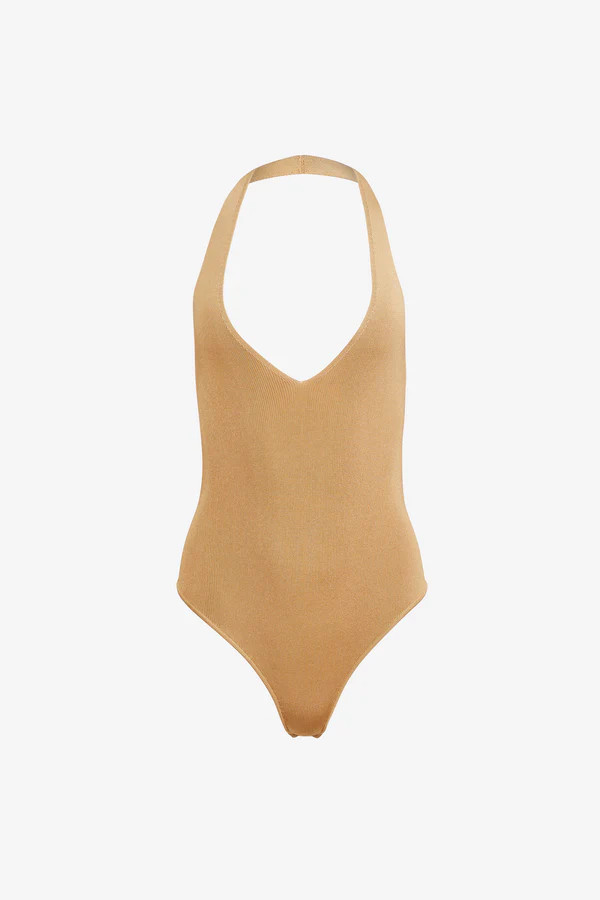 KAYLEIGH HALTER BODYSUIT | Toccin