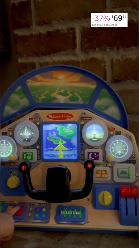 Melissa & Doug Pilot Dashboard for any airplane lovers!! Bobo loves his pilot dashboard and flying every single day since he got it! It’s currently on sale and sometimes the price drops bit more!! Pretend play. Great birthday gift.

#melissaanddoug #pilot #toddler #toy #bobo #polacek

#LTKsalealert #LTKkids #LTKGiftGuide